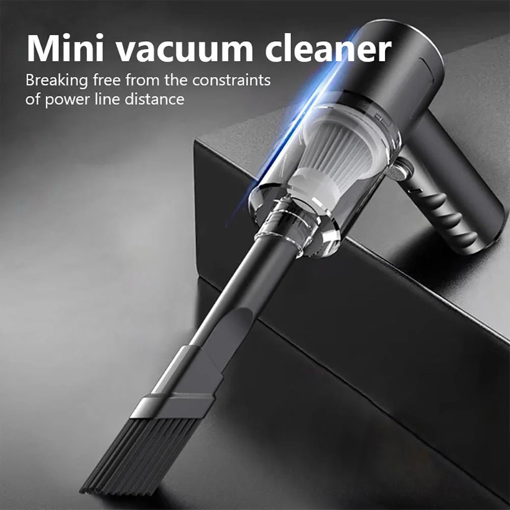 Car Wireless Handheld Vacuum Cleaner Dual Use for Small Home and Car 120W 6000PA High Power Powerful Rechargeable Vacuum Cleaner