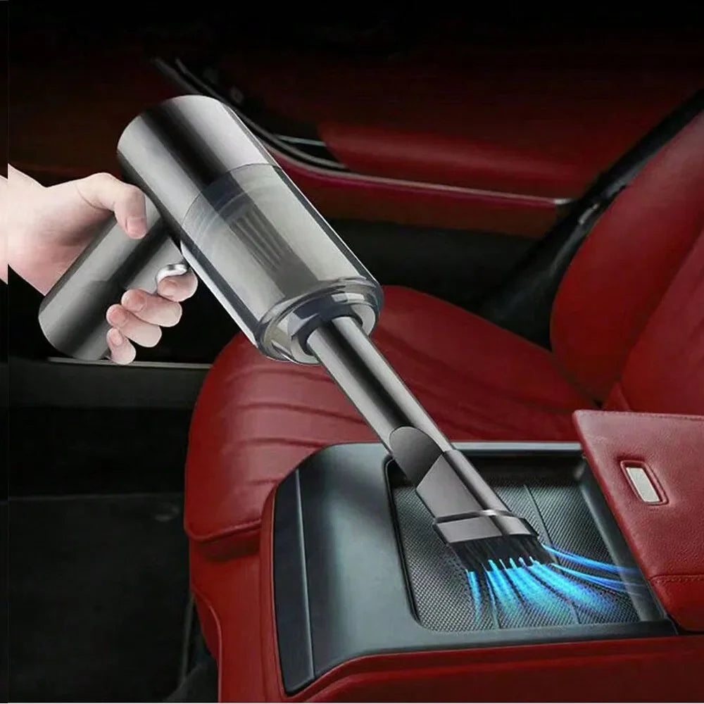 Car Wireless Handheld Vacuum Cleaner Dual Use for Small Home and Car 120W 6000PA High Power Powerful Rechargeable Vacuum Cleaner