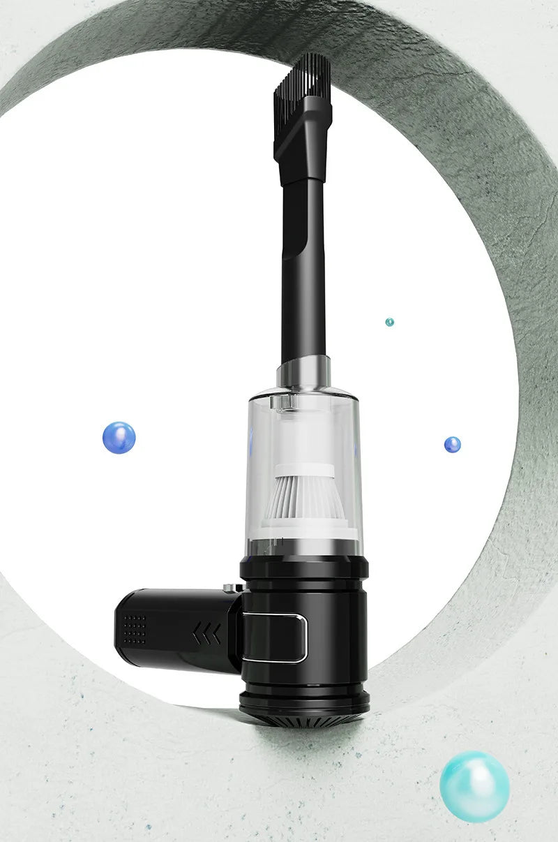 Wireless Rechargeable Car Vacuum Cleaner, Home & Car Dual Use Handheld Portable, High Power Strong Suction，Easy Clean for
