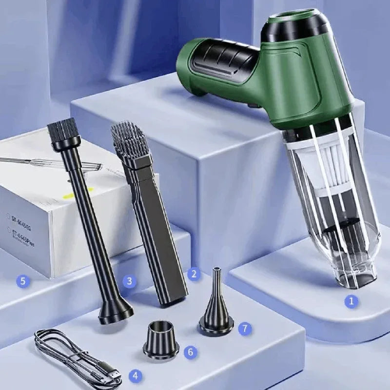 Car Vacuum Cleaner Wireless Portable Vacuum Cleaner 95000PA Strong Suction Handheld Mini Cleaner High Power Blower for Car Home