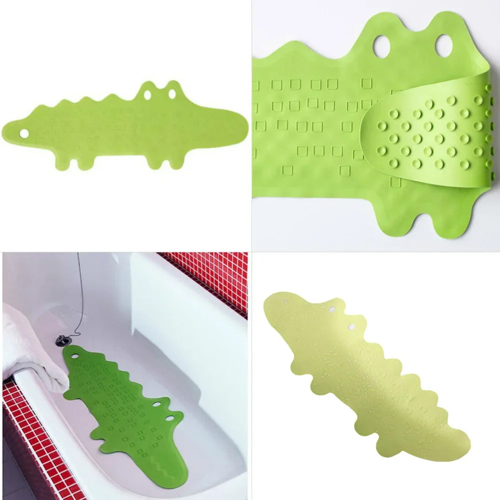 Bath Mat Environmental Long Shower Cartoon Children Pad Non-Slip Suction Cup Tub