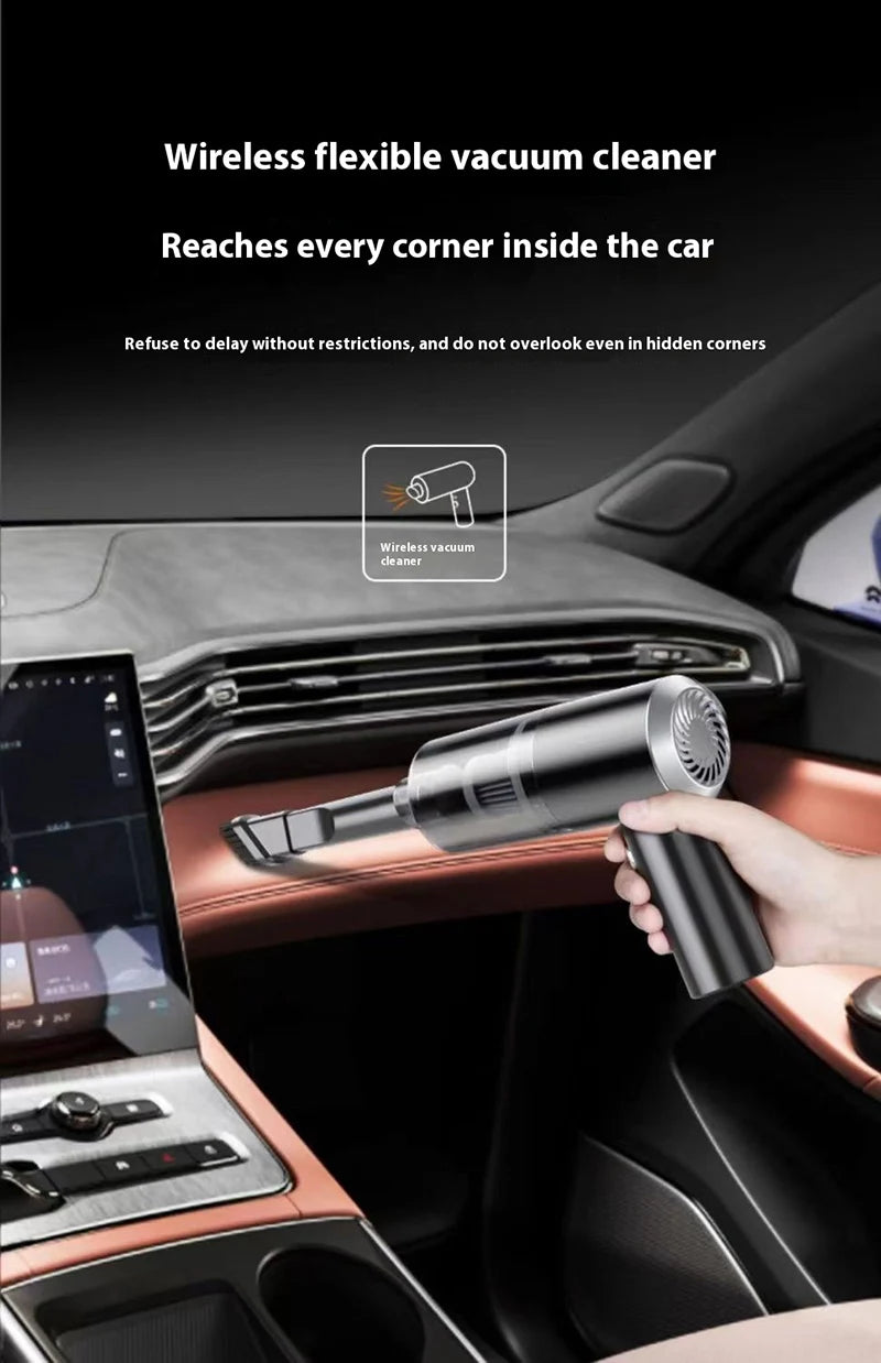 Car Vacuum Cleaner Wireless Multi-Functional Handheld Portable Car Vacuum Cleaner Rechargeable High Power Mop cleaner Cedar mop