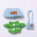 17cm Cute Mini Plush Doll'S Clothes Outfit Accessories For Korea Kpop Exo Labubu Idol Dolls Sweater Clothing DIY Kids Girl Gift