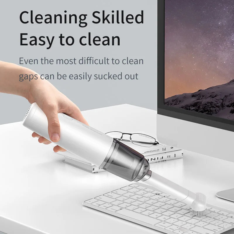Wireless Handheld Vacuum Cleaner Powerful Suction Portable Rechargeable for Car Home Mini Cleaner Car interior cleaning tools